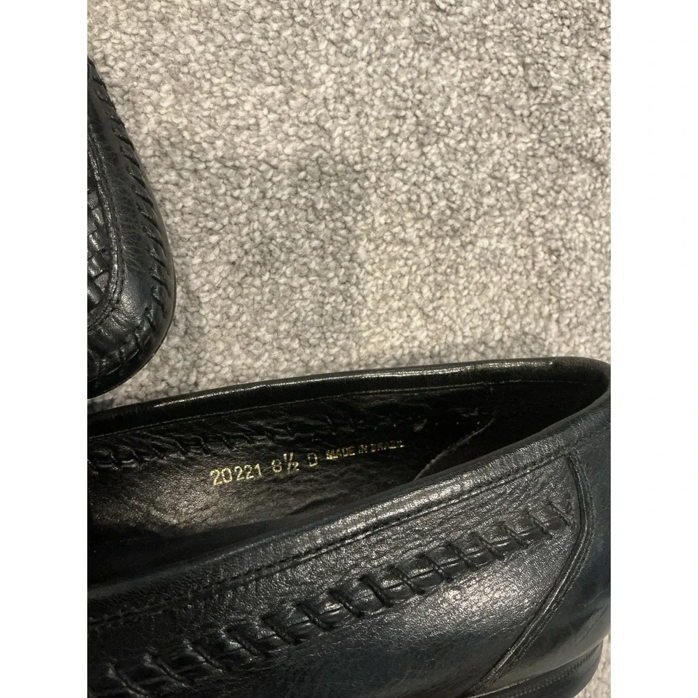 Florsheim Black mens Leather Loafers Black‎ Tassel kiltie size 8 1/2